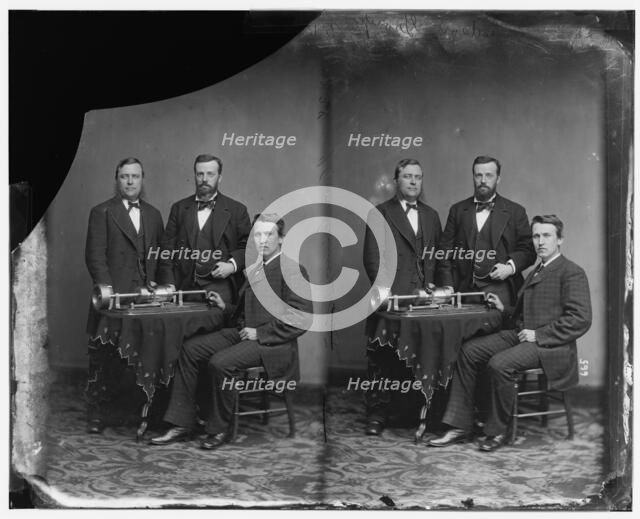 Thomas A. Edison, 1878. Creator: Unknown.