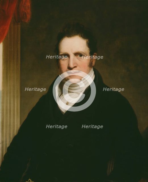 Thomas Abthorpe Cooper (1776-1849), c. 1822. Creator: Chester Harding.