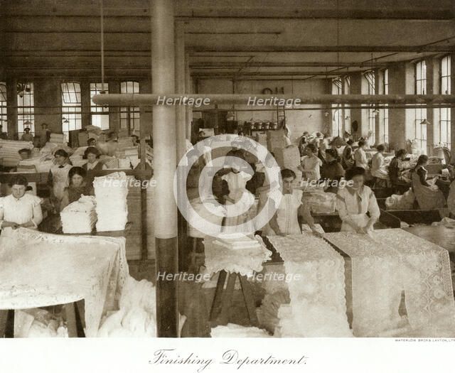 Thomas Adams Lace Factory, Nottingham, Nottinghamshire, 1914. Artist: Waterlow Bros & Layton Ltd