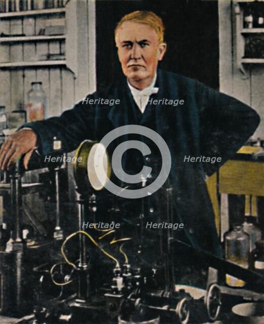 'Thomas Alba Edison 1847-1931', 1934. Creator: Unknown.