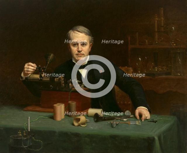 Thomas Alva Edison, 1890. Creator: Abraham Archibald Anderson.