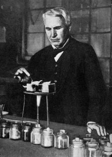 Thomas Alva Edison, American inventor and businessman, 1926