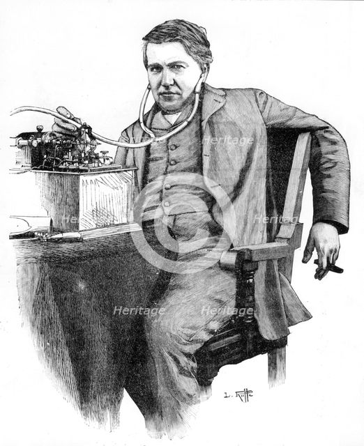 Thomas Alva Edison, American inventor, c1906. Creator: Unknown.