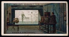 Thomas Alva Edison's kinetographic theatre, c1892. Creator: Unknown