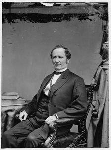 Thomas Andrews Hendricks of Ohio, between 1870 and 1880. Creator: Unknown
