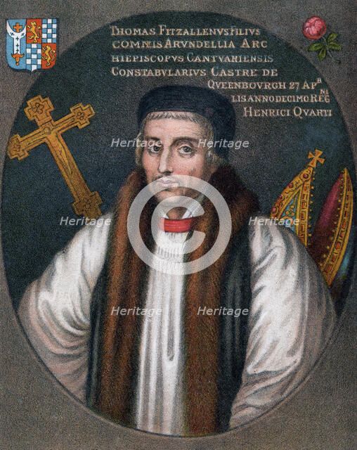 Thomas Arundel, Archbishop of Canterbury and Lord Chancellor. Artist: Unknown