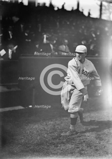 Thomas "Buck" O'Brien, Boston Al (Baseball), 1913. Creator: Harris & Ewing.