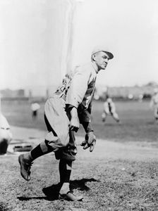 Thomas "Buck" O'Brien, Boston Al (Baseball), 1913. Creator: Harris & Ewing