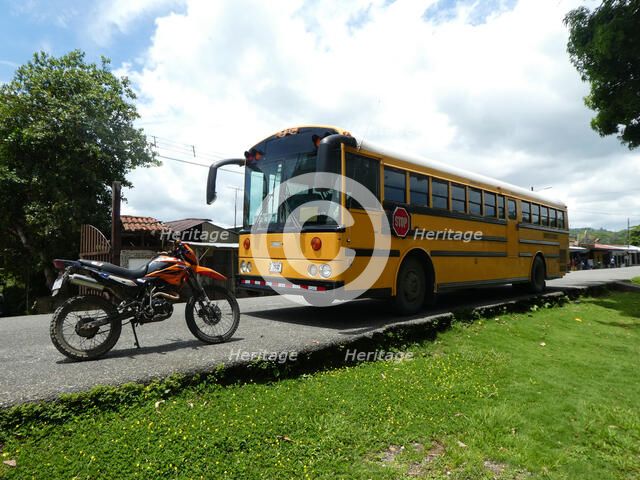 Thomas Built school bus, Costa Rica 2018. Creator: Unknown.