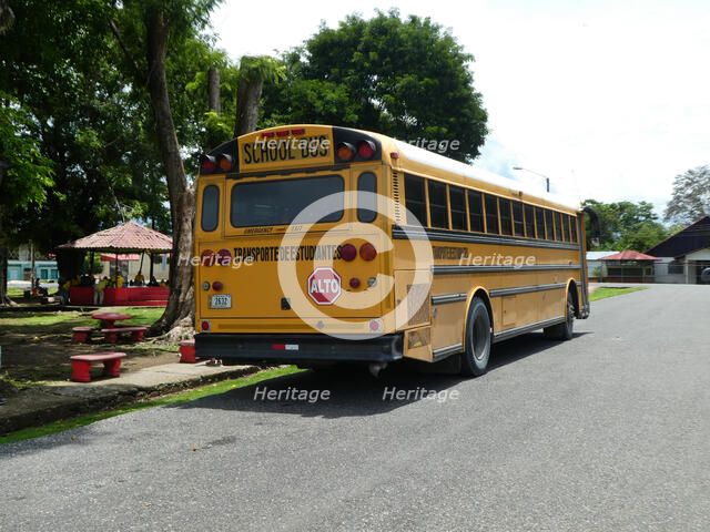 Thomas Built school bus, Costa Rica 2018. Creator: Unknown.