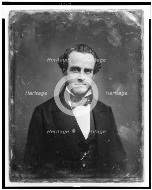 Thomas Butler King, half-length portrait, nearly facing front, between 1844 and 1860. Creator: Mathew Brady.