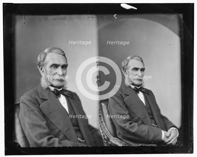 Thomas Baldwin Peddie of New Jersey, 1865-1880. Creator: Unknown.