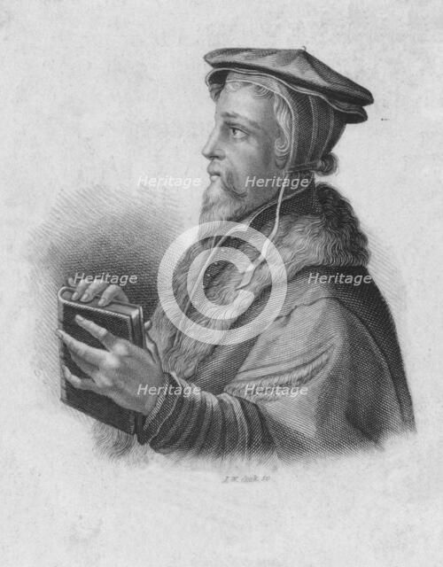 'Thomas Becon', (c1830s). Creator: J W Cook.