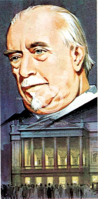 Thomas Beecham (1879-1961), English conductor and impresario. Artist: Unknown