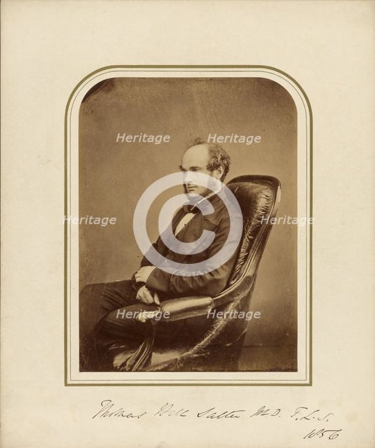 Thomas Bell Salter, M.D., F.L.S., 1856. Creator: Maull & Polyblank.
