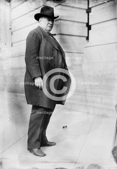 Thomas Benton Catron, Delegate From New Mexico, Walking, 1913. Creator: Harris & Ewing.