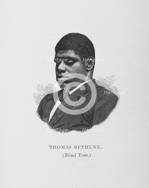 Thomas Bethune (Blind Tom), 1887. Creator: Unknown.