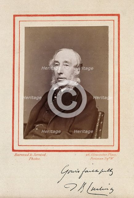 Thomas Blizard Curling, 1880. Creator: Barraud & Jerrard.
