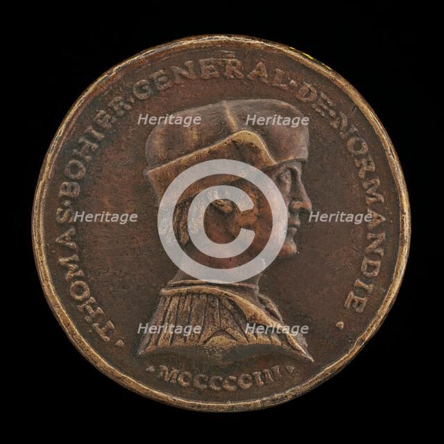 Thomas Bohier, died 1524, Général de Finances of Normandy 1496 [obverse], 1503. Creator: Unknown.