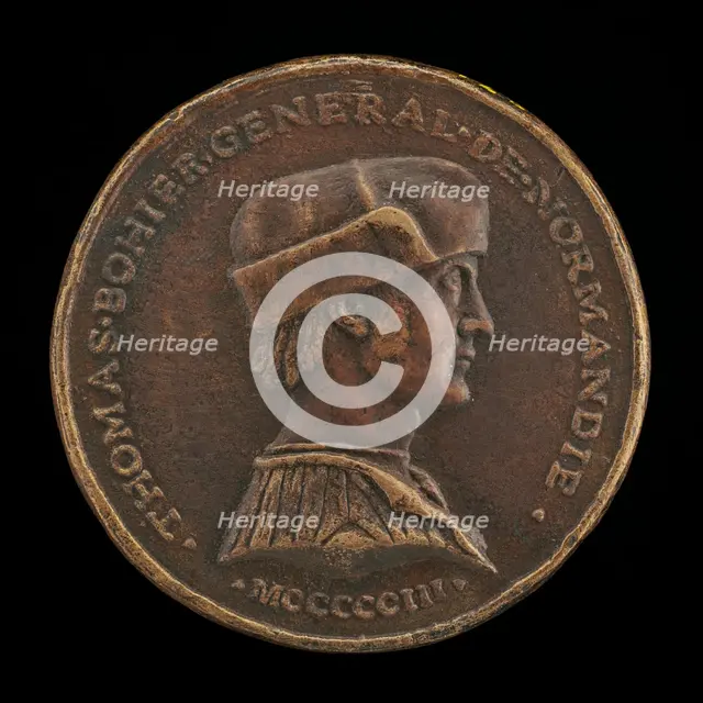 Thomas Bohier, died 1524, Général de Finances of Normandy 1496 [obverse], 1503. Creator: Unknown.