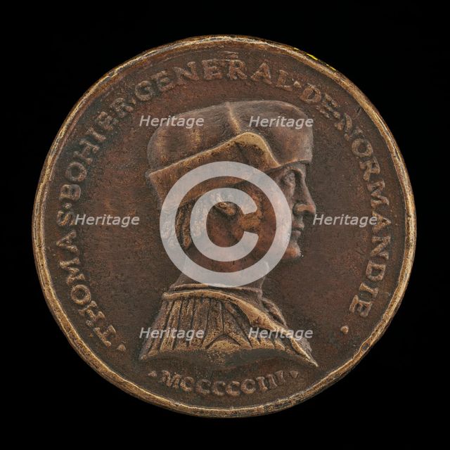 Thomas Bohier, died 1524, Général de Finances of Normandy 1496 [obverse], 1503. Creator: Unknown.