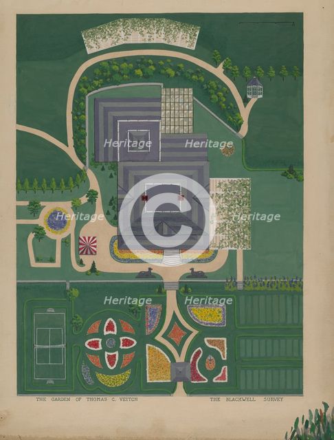 Thomas C. Veitch Estate, c. 1936. Creators: William Merklin, Helen Miller, Gilbert Sackerman.