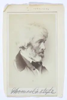 Thomas Carlyle, 1863-69. Creator: Elliott & Fry