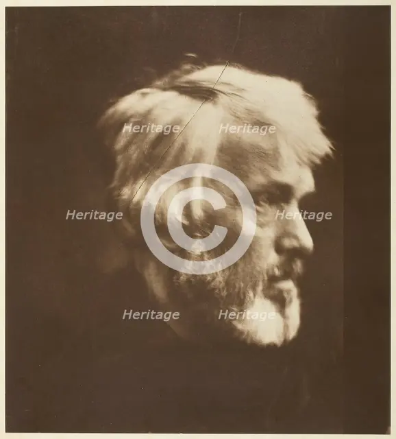 Thomas Carlyle, 1867, printed 1875. Creator: Julia Margaret Cameron.