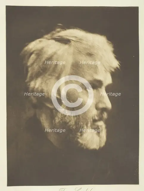 Thomas Carlyle, 1867, printed c. 1893. Creator: Julia Margaret Cameron.