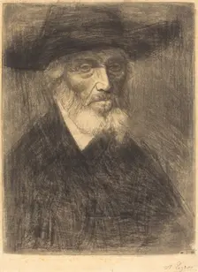 Thomas Carlyle. Creator: Alphonse Legros