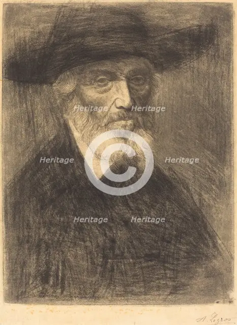 Thomas Carlyle. Creator: Alphonse Legros.