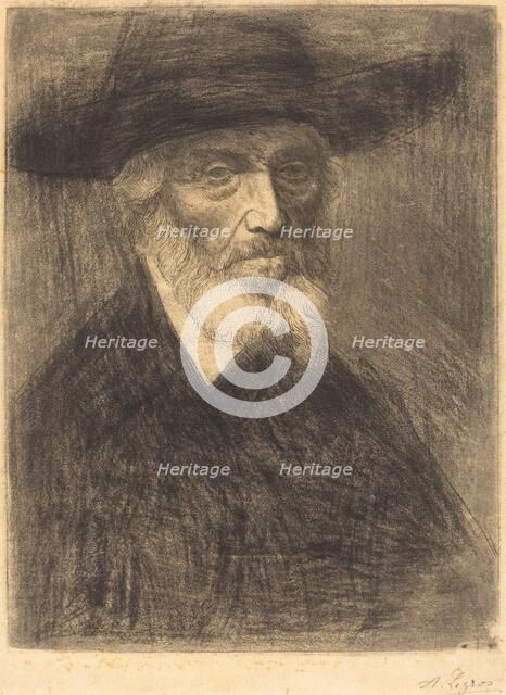 Thomas Carlyle. Creator: Alphonse Legros.