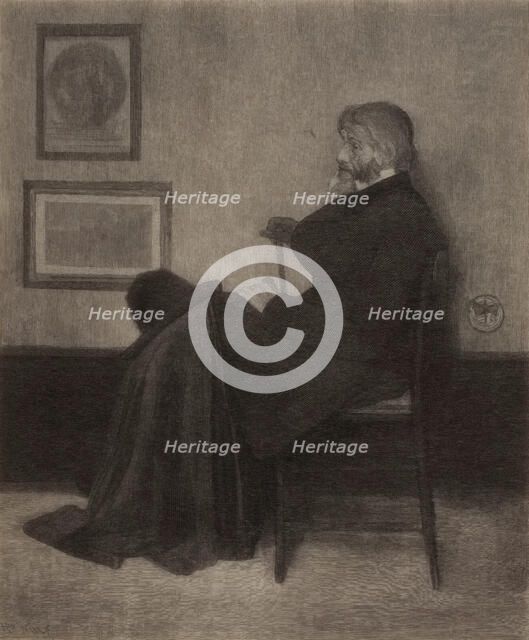 Thomas Carlyle, c1870s. Creator: Henry Wolf.
