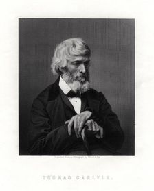 Thomas Carlyle, Scottish essayist, satirist, and historian, mid-late 19th century