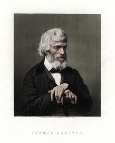 Thomas Carlyle, Scottish essayist, satirist, and historian, mid-late 19th century