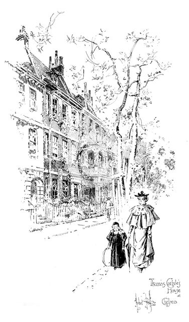 Thomas Carlyle's house at Chelsea, 1895. Creator: Unknown.