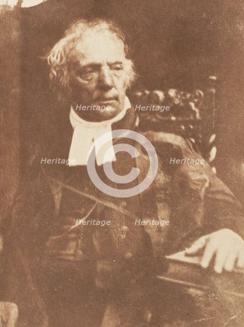 Thomas Chalmers, 1843-47. Creators: David Octavius Hill, Robert Adamson, Hill & Adamson.