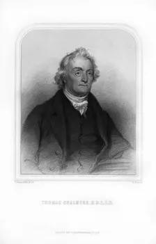 Thomas Chalmers, Scottish divine, (1870).Artist: H Robinson