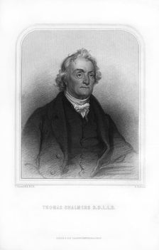 Thomas Chalmers, Scottish divine, (1870).Artist: H Robinson