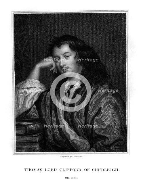 Thomas Clifford, 1st Baron Clifford of Chudleigh, English statesman and politician, (1828).Artist: J Thomson