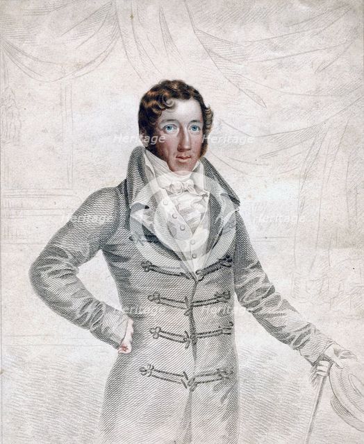 Thomas Cochrane, 10th Earl of Dundonald, early 19th century.Artist: Robert Cooper