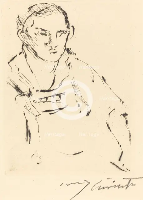 Thomas Corinth, 1922. Creator: Lovis Corinth.