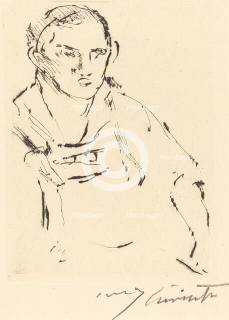 Thomas Corinth, 1922. Creator: Lovis Corinth.