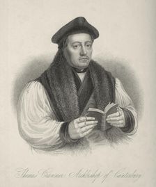 Thomas Cranmer Archbishop of Canterbury, c1530, (1834-1837). Creator: Samuel Freeman