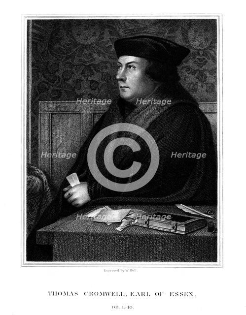 Thomas Cromwell, 1st Earl of Essex, English statesman, (1823).Artist: W Holl