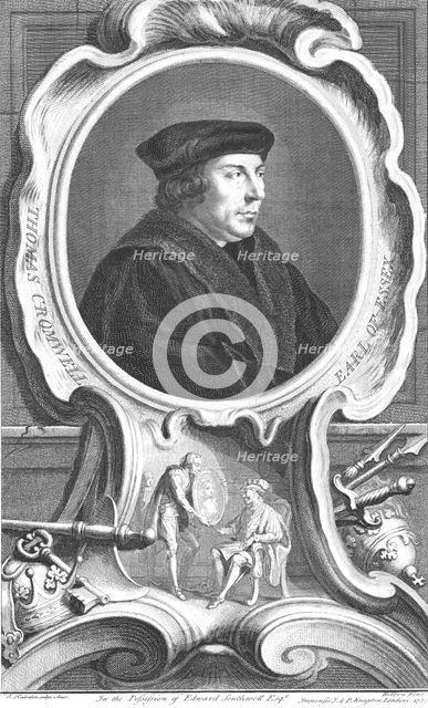 Thomas Cromwell, Earl of Essex, (1739). Artist: Jacobus Houbraken.