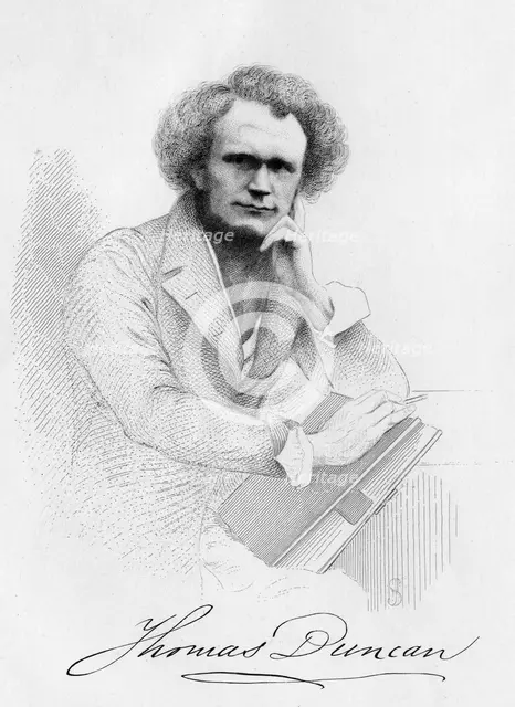Thomas Duncan (1807-1845), Scottish artist, 19th century.Artist: J Smyth