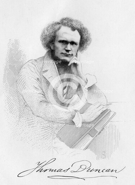 Thomas Duncan (1807-1845), Scottish artist, 19th century.Artist: J Smyth