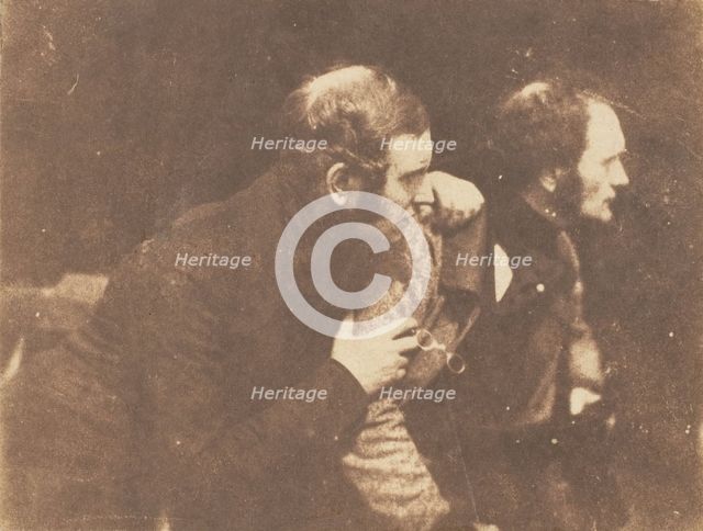 Thomas Duncan and His Brother, 1843-47. Creators: David Octavius Hill, Robert Adamson, Hill & Adamson.