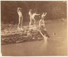 Thomas Eakins and Students, c. 1883. Creator: Thomas Eakins